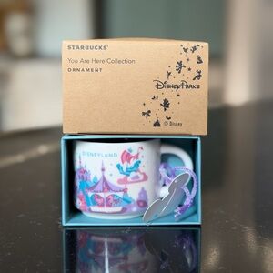 Starbucks Disneyland Mug Ornament NIB